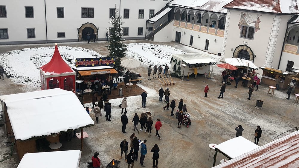 Kartause courtyard market